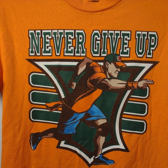 WWE Authentic Wear - 2015 John Cena Miami Colors 15x Champ Fair Condition Medium - Picture 3 of 13